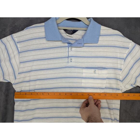 Vintage Knightsbridge Polo Shirt Mens Large Preppy Tennis Country Club 80s - Picture 6 of 9